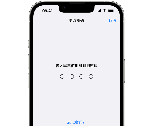 天元iPhone屏幕维修分享iPhone屏幕使用时间密码忘记了怎么办 