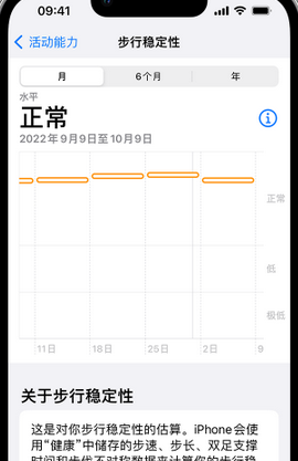 天元iPhone手机维修如何在iPhone开启'步行稳定性通知'