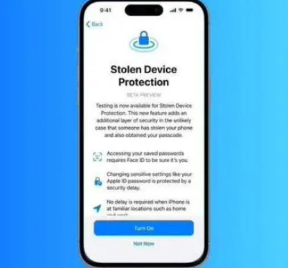 天元苹果授权维修店分享被盗设备保护功能开启方法 