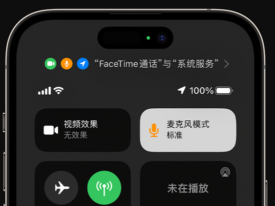 天元苹果授权维修网点分享iPhone在通话时让你的声音更清晰 