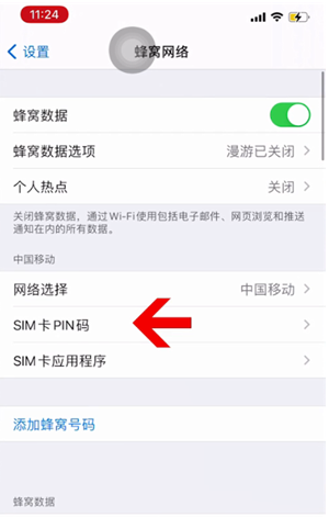 天元苹果14维修网分享如何给iPhone14的SIM卡设置密码 