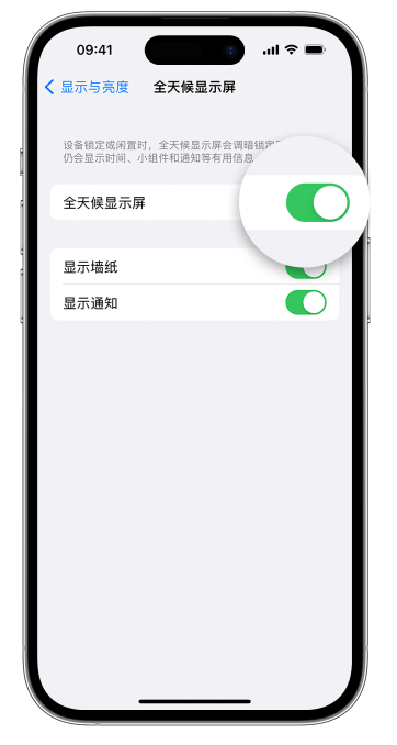 天元苹果14维修店分享如何自定义 iPhone 14 Pro 常亮显示屏 