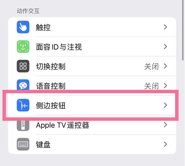 天元苹果14维修店分享iPhone14 Plus侧键双击下载功能关闭方法 